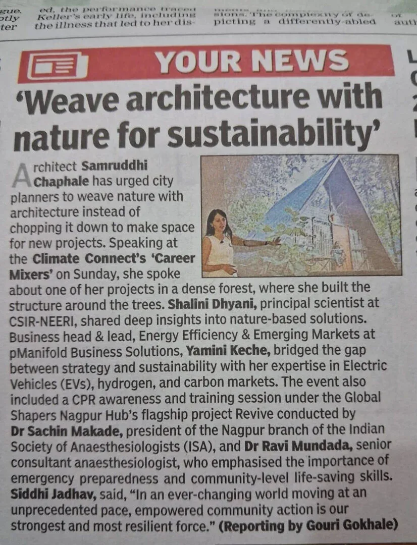 Weaver Architecture with Nature for Sustainability
